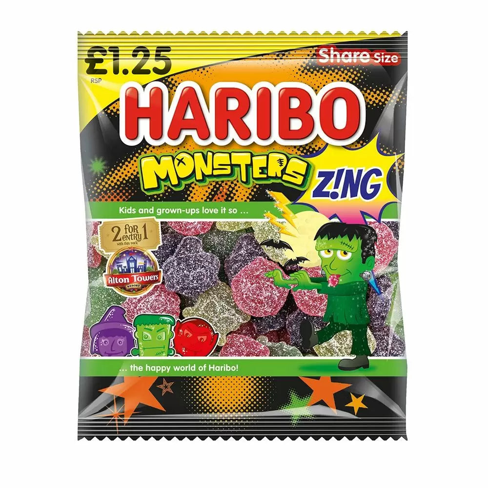 REDUCED TO CLEAR - Haribo Limited Edition Monsters Zing 140g
