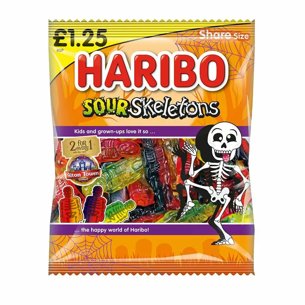 Haribo Limited Edition Sour Skeletons 140g