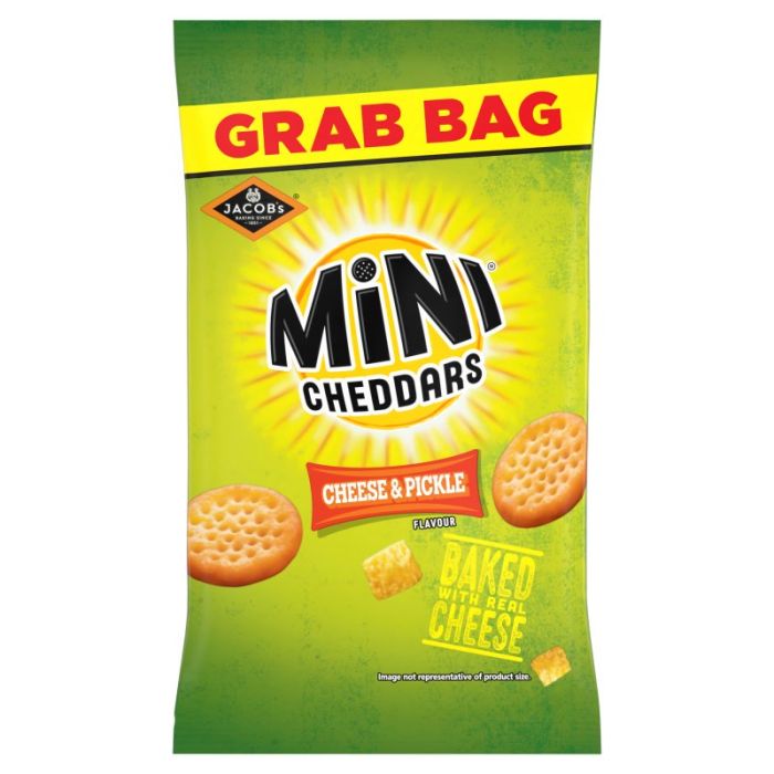 NEW Mini Cheddars Cheese & Pickle 45g