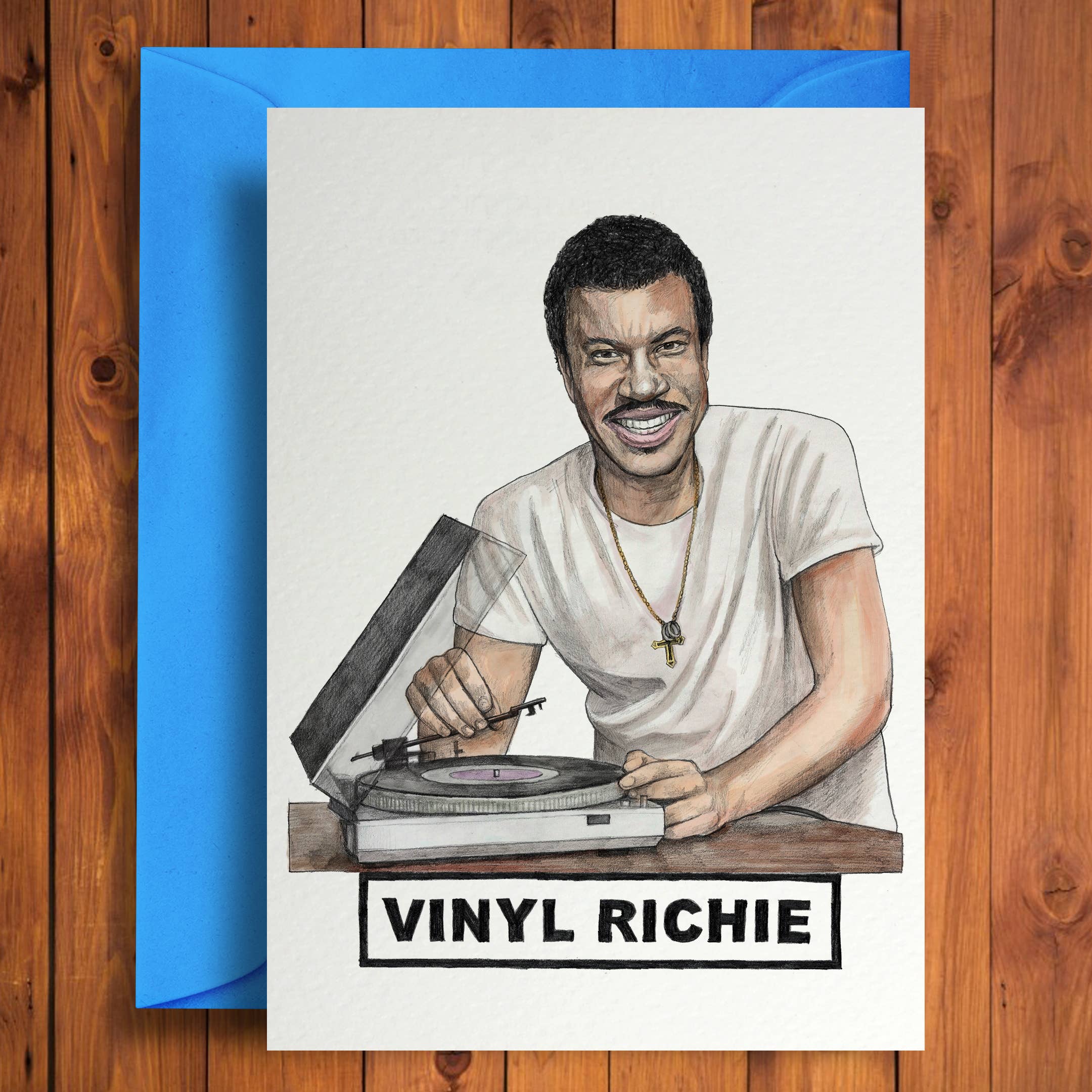 Greetings Card - Vinyl Richie