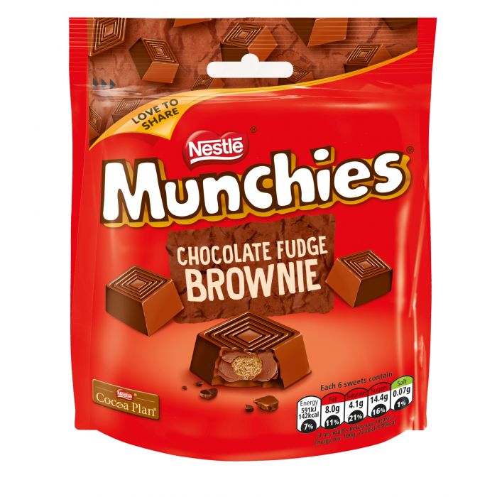 Munchies Chocolate Fudge Brownie Pouch 101g