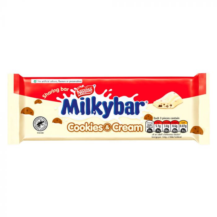 NEW Milkybar Cookies & Cream Block 90g