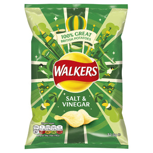 Walkers Crisps Salt and Vinegar 32.5g