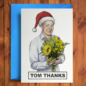 Greetings Card - Tom Thanks Xmas