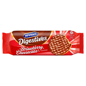 McVities Digestives Strawberry Cheesecake Flavour - 243g Big Pack