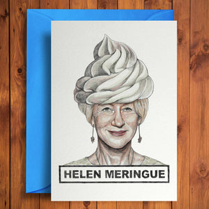 Greetings Card - Helen Meringue