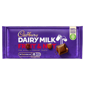 Cadbury Dairy Milk Fruit and Nut BIG BAR 110g
