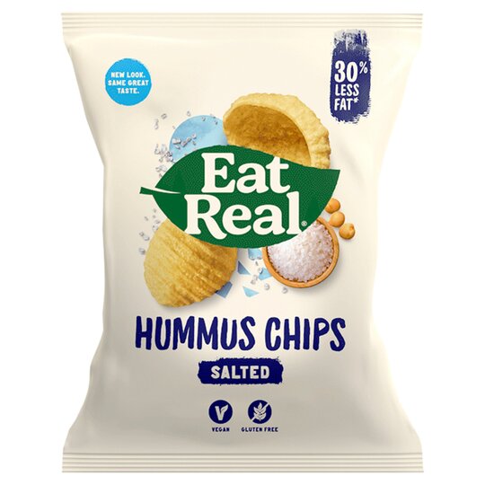 Eat Real Hummus Chips Sea Salt 45g - SHARING BAG