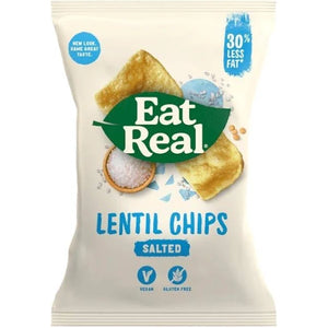 Eat Real Lentil Chips Sea Salt 22g