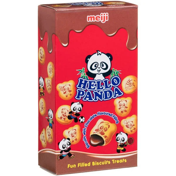 Hello Panda Chocolate Filled Biscuit Treats 25g