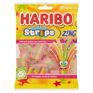 Haribo Rainbow Strips ZING Big Bag 130g