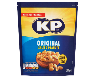 KP Peanuts Salted 250g - Resealable Pouch