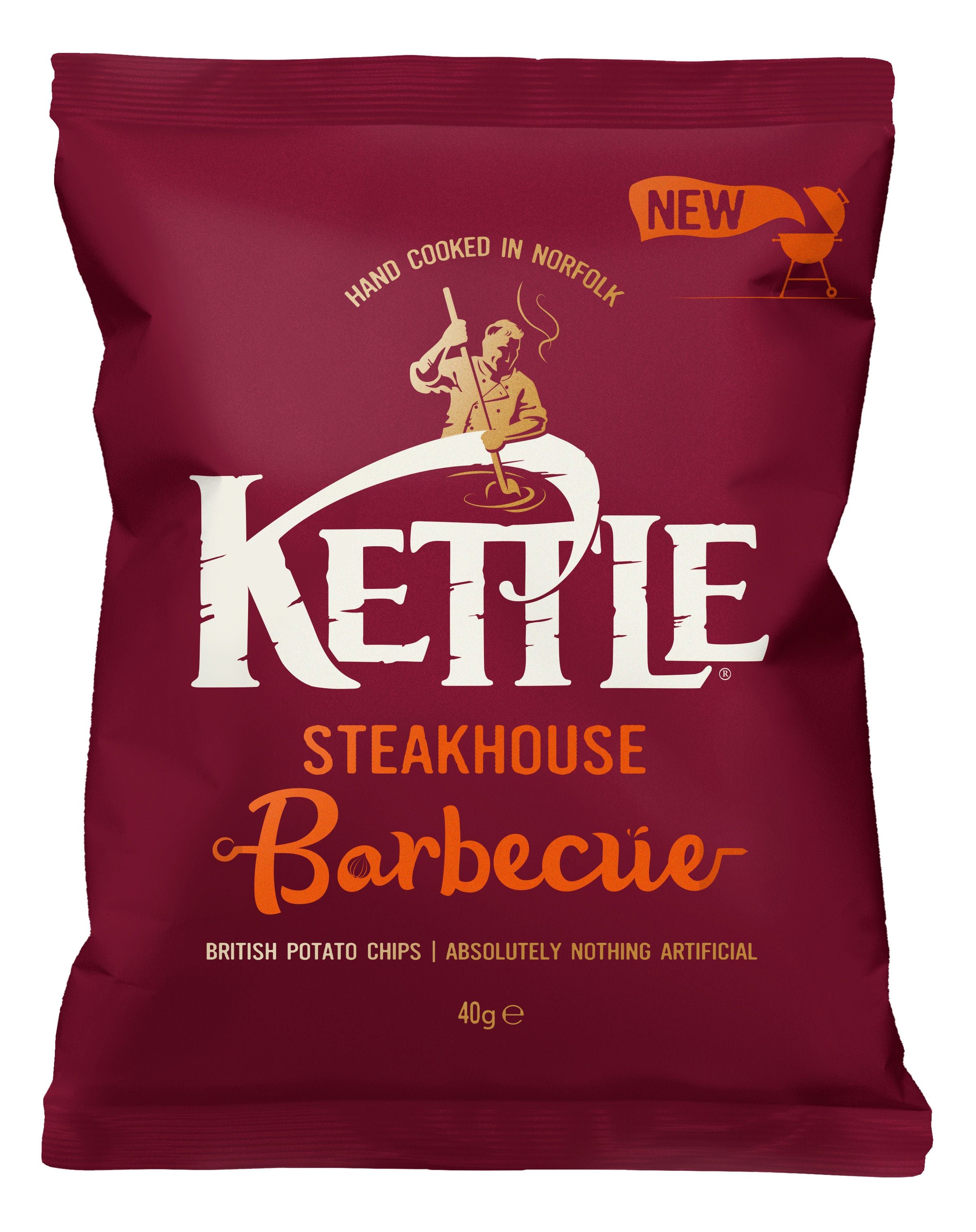 Kettle Chips Steakhouse BBQ 40g