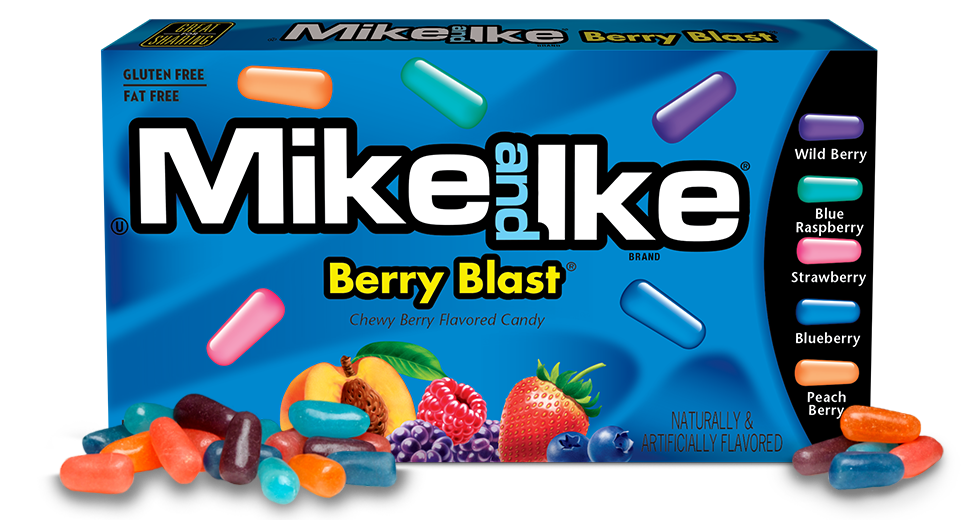 Mike & Ike Berry Blast Chewy Candy 141g