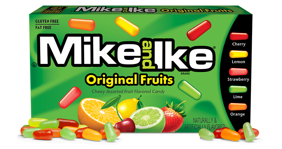 Mike & Ike Original Fruits Chewy Candy 141g