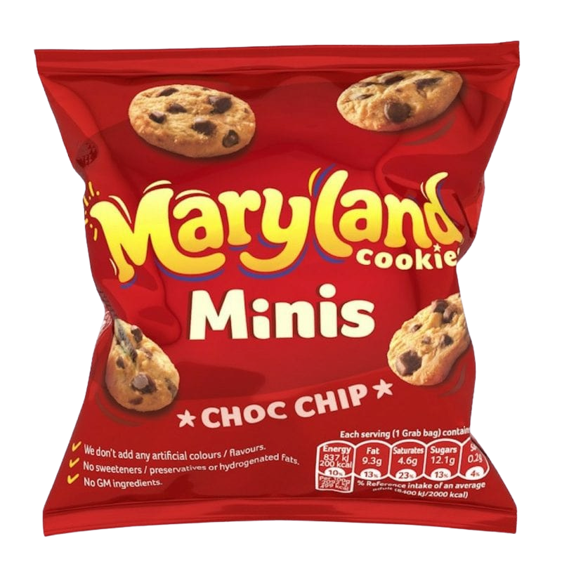 Maryland Chocolate Chip Cookies 40g – snack-box.co.uk