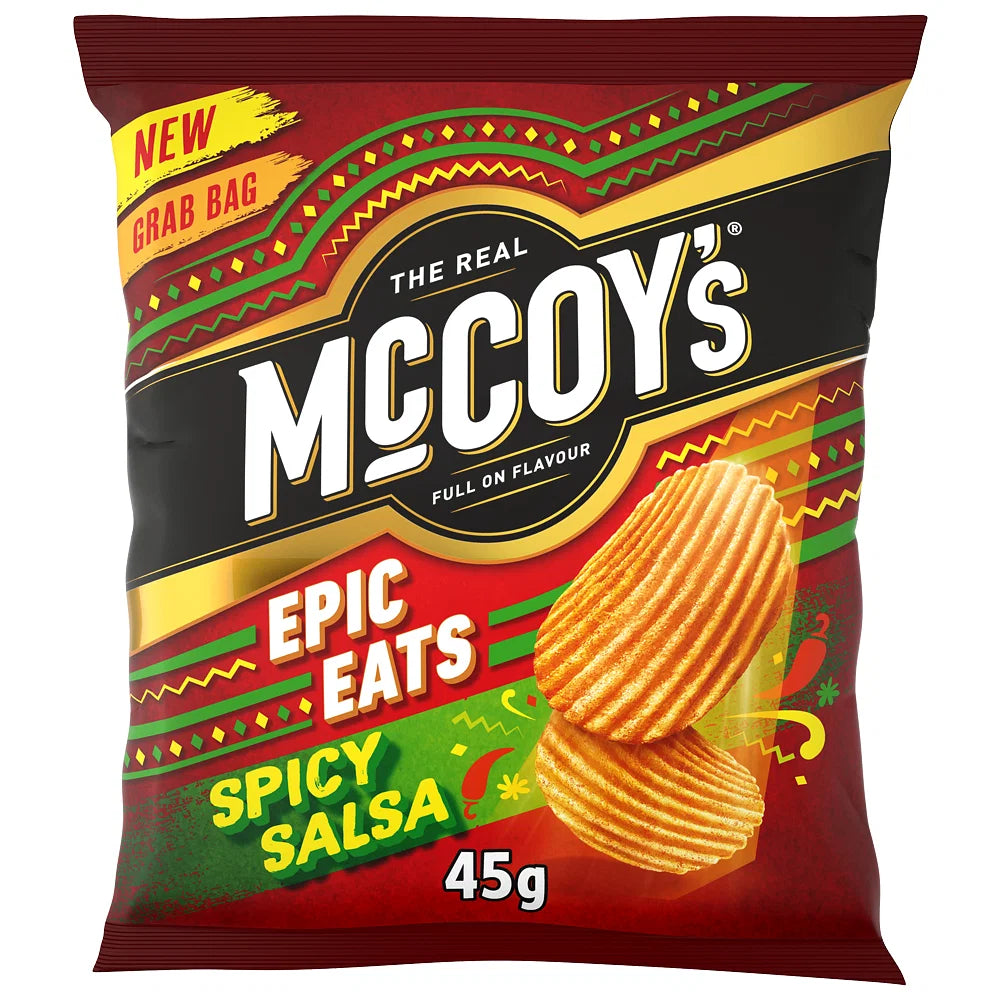 NEW McCoys Epic Eats Spicy Salsa 45g
