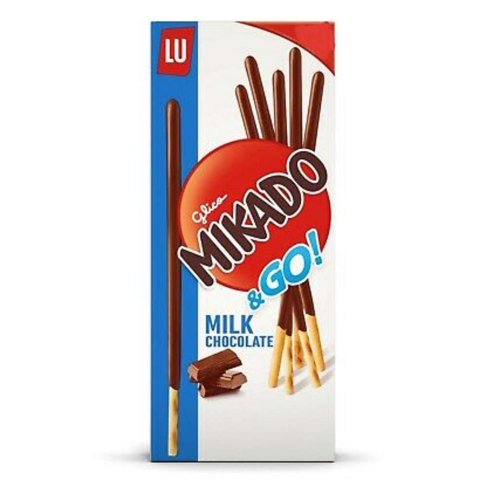 Mikado & GO! Milk Chocolate Biscuit Sticks 39g