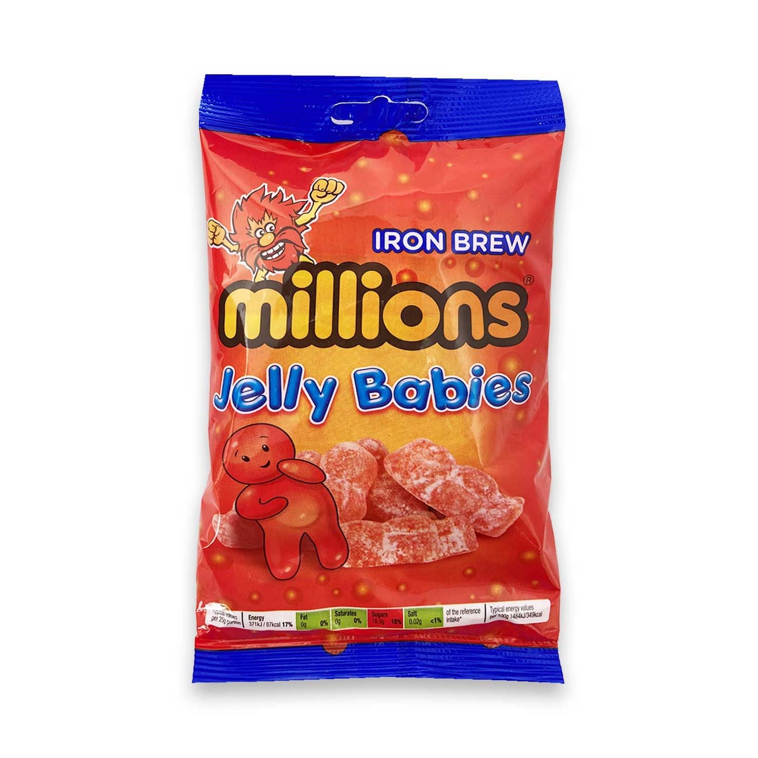 Millions Jelly Babies Iron Brew 200g