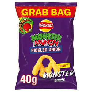 Walkers Monster Munch Pickled Onion - Grab Bag 40g