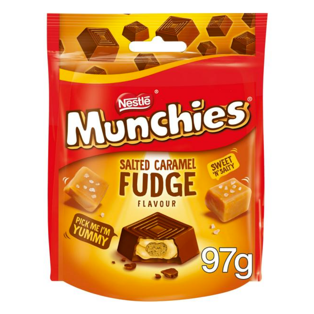 Munchies Salted Caramel Fudge Pouch 97g