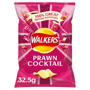 Walkers Prawn Cocktail Crisps 32.5g