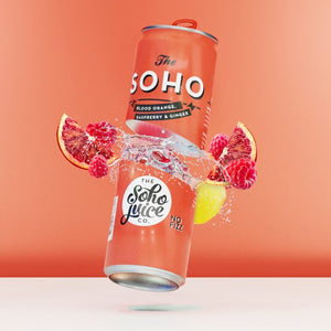 Soho Juice Co. Blood Orange, Raspberry & Ginger Drink 250ml