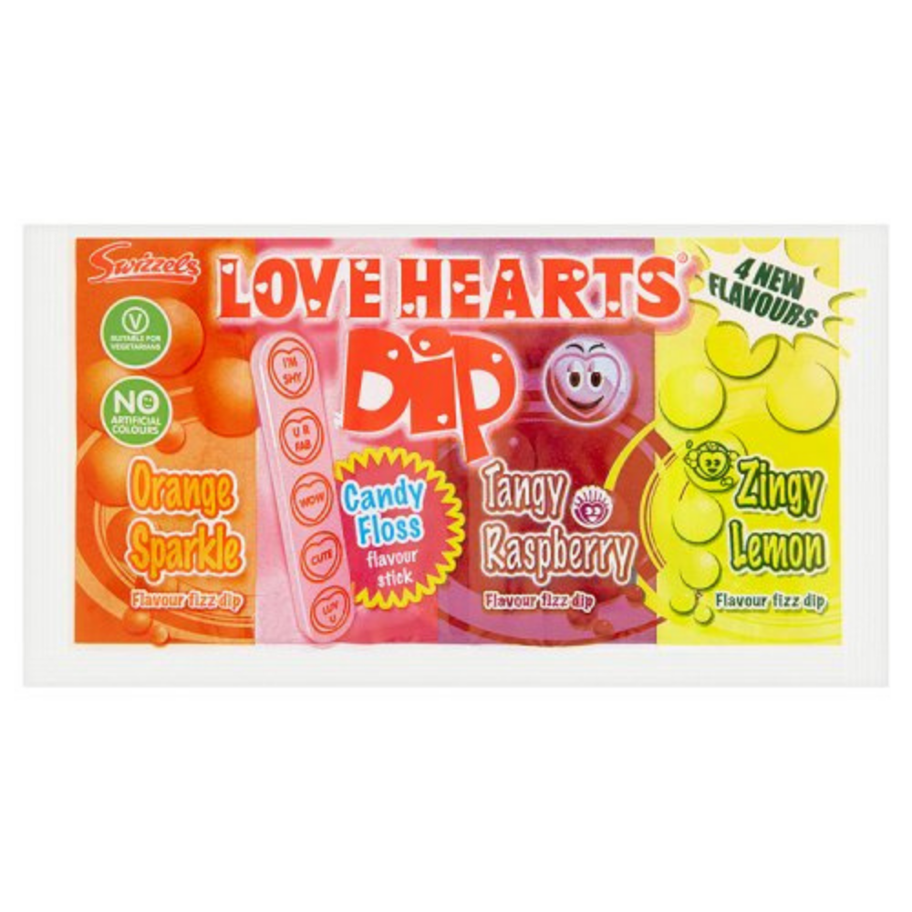 Swizzels Love Hearts Dip 23g