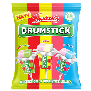 Swizzels Drumstick Mixed Lollies Bag 180g