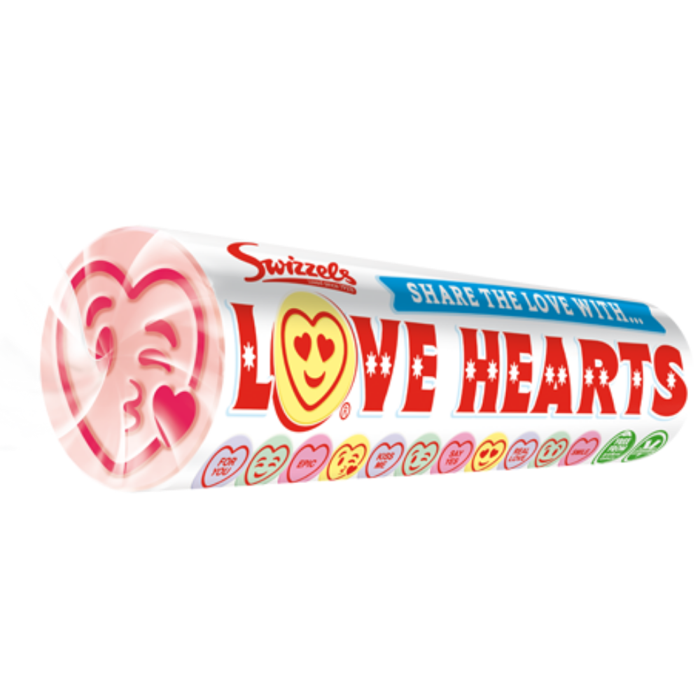 Swizzels Giant Love Heart Rolls 39g