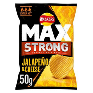 Walkers MAX Strong Jalapeno & Cheese - Grab Bag 50g
