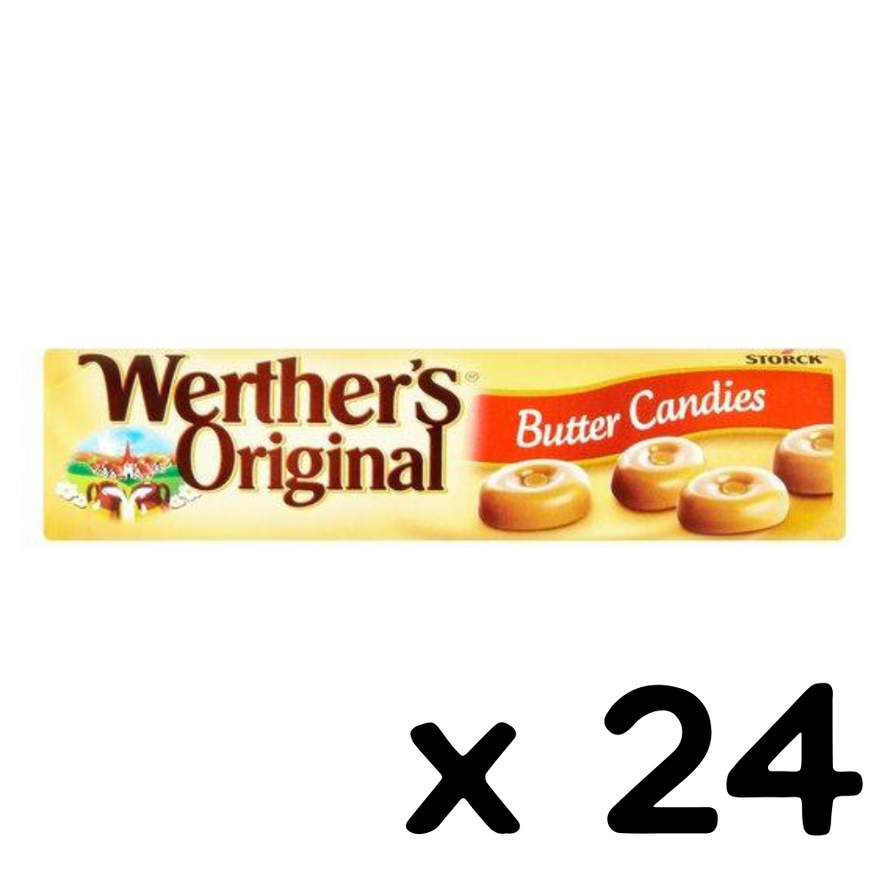 Werther's Original Butter Candies 50g x 24 FULL CASE