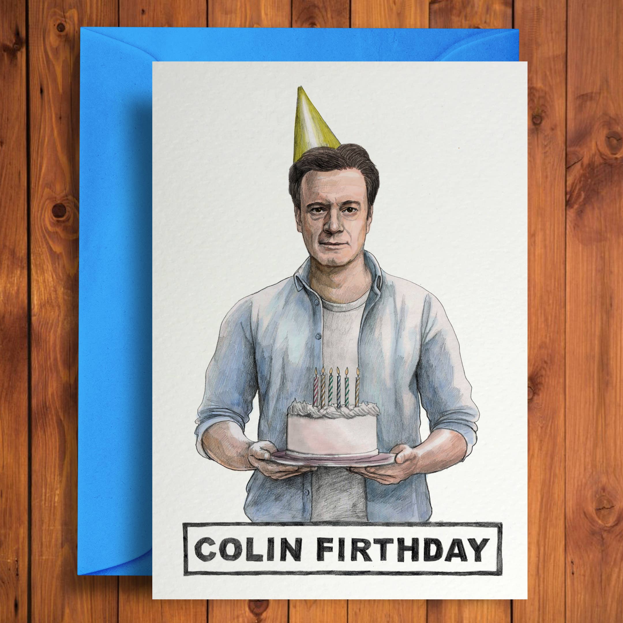 Greetings Card - Colin Firthday