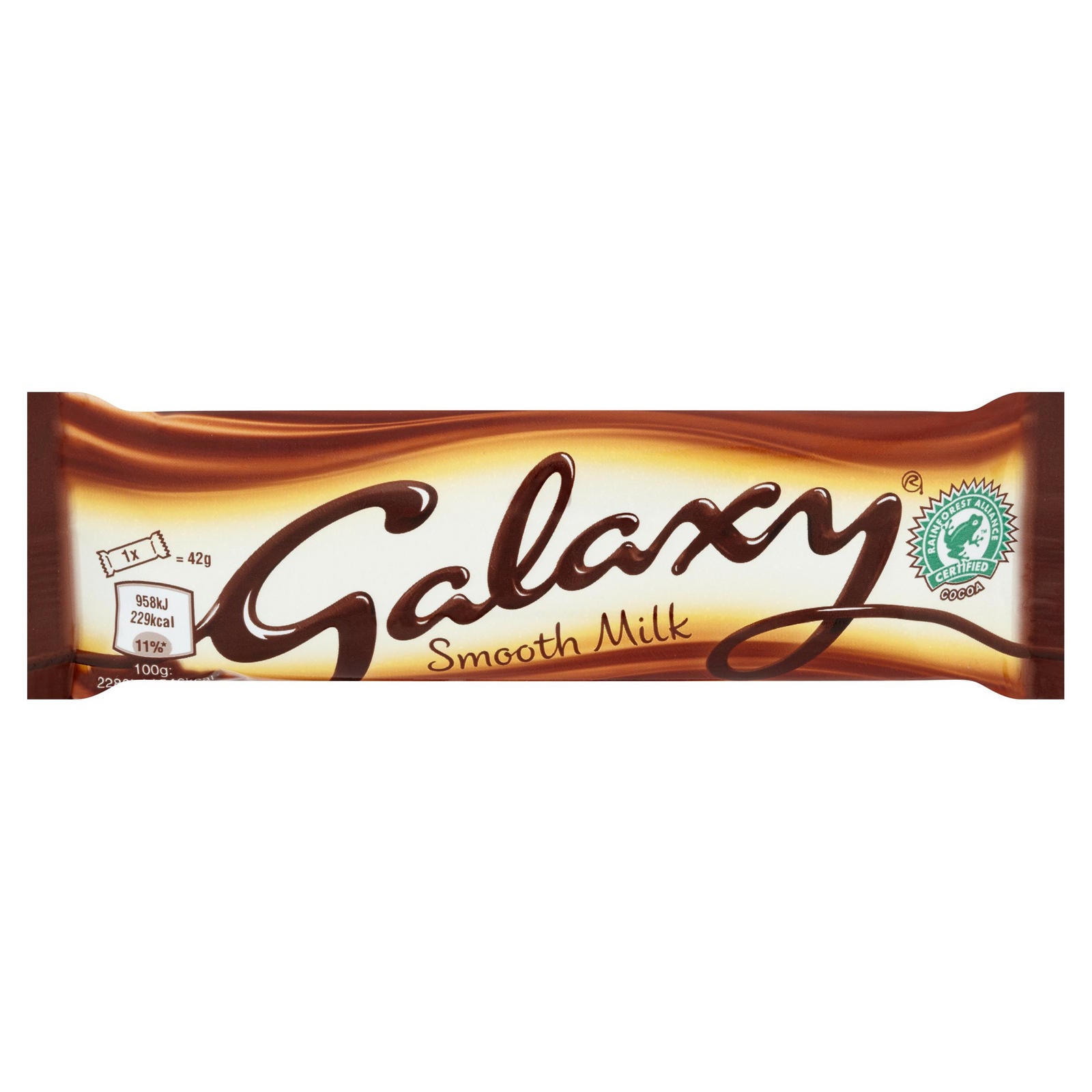 Galaxy Smooth Milk Chocolate 42g - REDUCED TO CLEAR - BBE 10/03/24