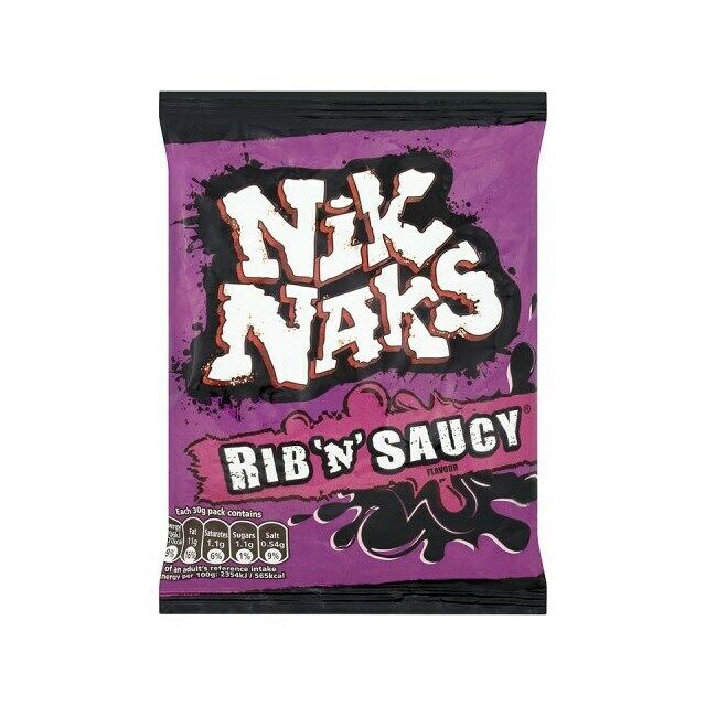 Nik Naks Rib 'n' Saucy Flavour 30g