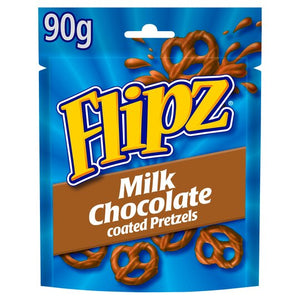Flipz Milk Chocolate Pretzels Big Bag 90g